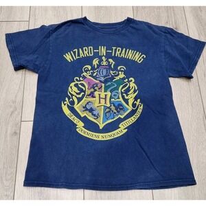 Harry Potter Deathly Hallows‎ Part 2 Wizard In Training Graph Shirt Youth Medium